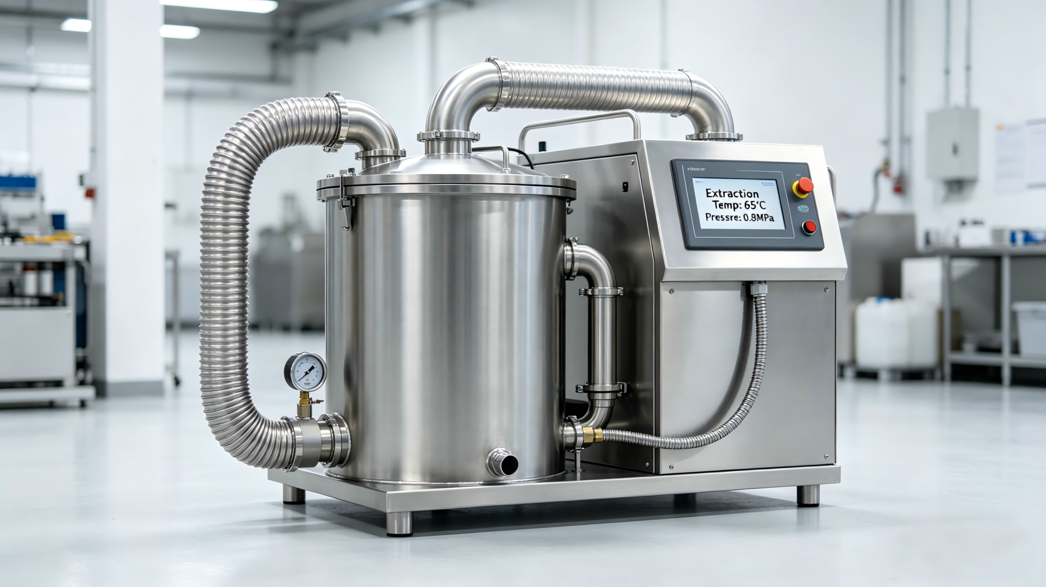 Professional extraction equipment for botanical herb plant extract production line